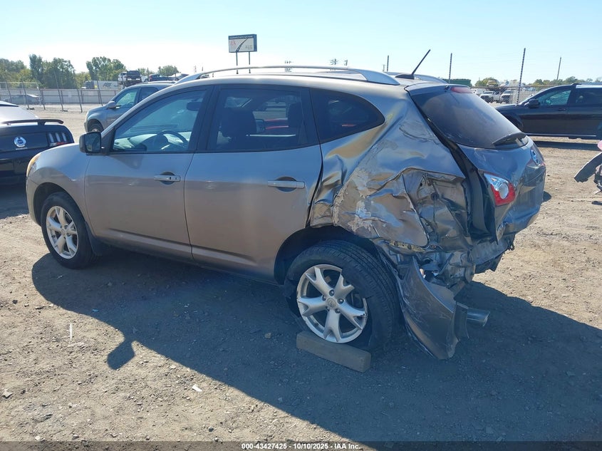 2009 Nissan Rogue VIN JN8AS58V79W433602 IAAI salvage auction — REAR END, Salvage (Mississippi), sold $100 on 2026-07-22 (photo 3)