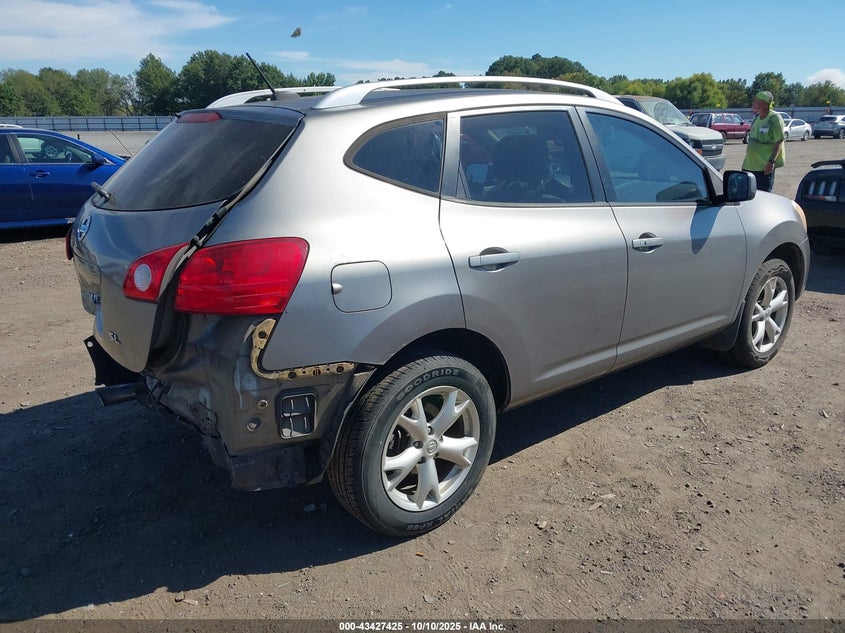 2009 Nissan Rogue VIN JN8AS58V79W433602 IAAI salvage auction — REAR END, Salvage (Mississippi), sold $100 on 2026-07-22 (photo 4)