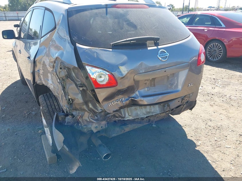 2009 Nissan Rogue VIN JN8AS58V79W433602 IAAI salvage auction — REAR END, Salvage (Mississippi), sold $100 on 2026-07-22 (photo 6)