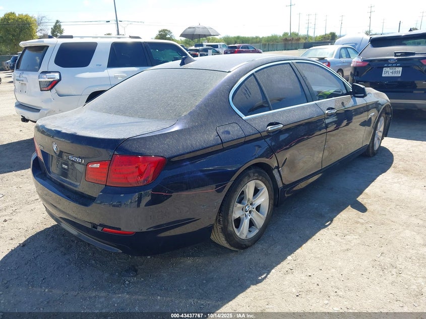 2013 BMW 5 series VIN WBAXH5C52DD115271 IAAI salvage auction — SIDE, Other, sold $1,600 on 2026-07-06 (photo 4)