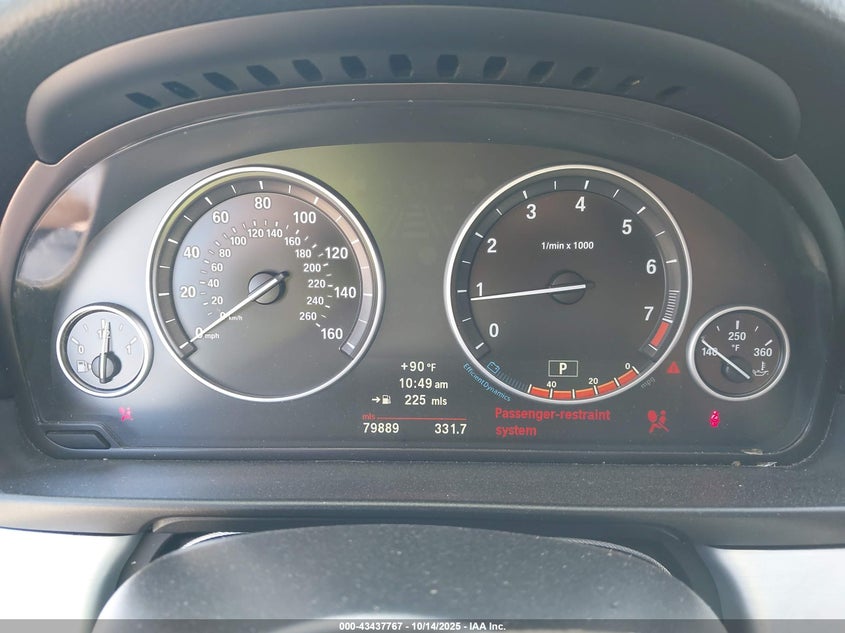 2013 BMW 5 series VIN WBAXH5C52DD115271 IAAI salvage auction — SIDE, Other, sold $1,600 on 2026-07-06 (photo 7)