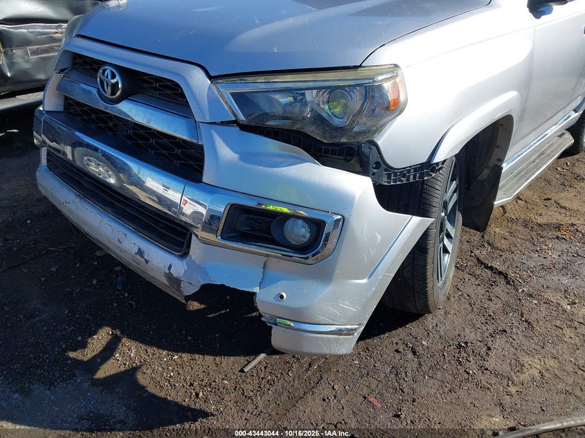 2016 Toyota 4runner VIN JTEBU5JRXG5285757 IAAI salvage auction — FRONT & REAR, Clear (Oklahoma), sold $7,200 on 2026-07-28 (photo 6)
