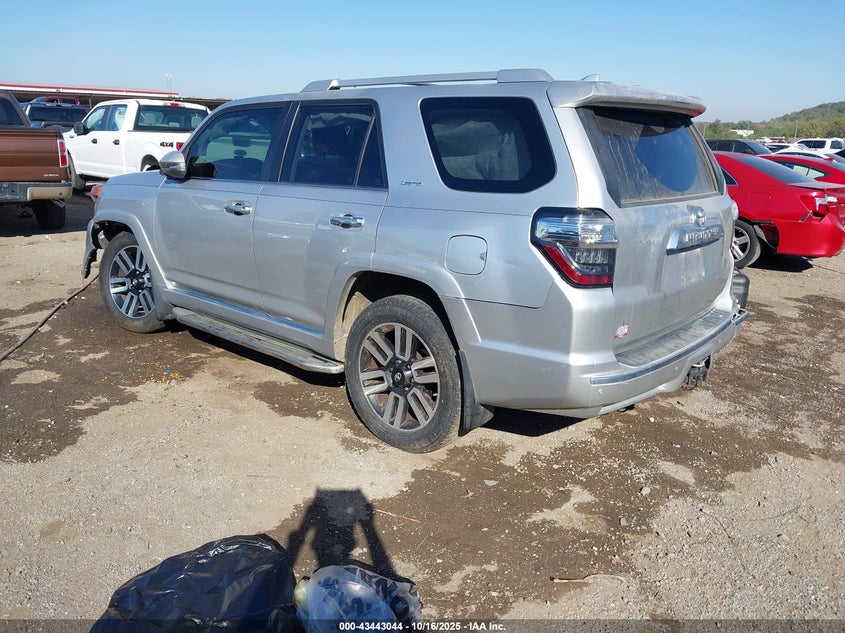 2016 Toyota 4runner VIN JTEBU5JRXG5285757 IAAI salvage auction — FRONT & REAR, Clear (Oklahoma), sold $7,200 on 2026-07-28 (photo 3)