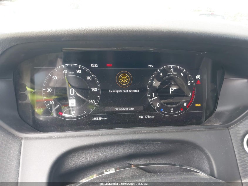 2020 Land rover Range rover velar VIN SALYB2EX6LA275524 IAAI salvage auction — FRONT END, Salvage (Indiana), sold $9,800 on 2026-07-21 (photo 7)