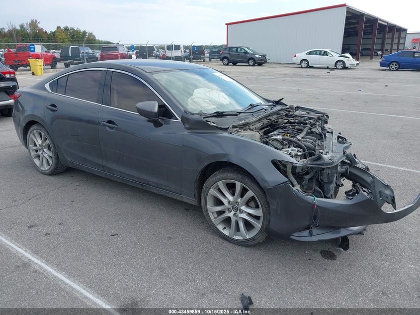 2015 Mazda 6 VIN JM1GJ1V56F1201426 IAAI salvage auction — FRONT END, Salvage (Indiana), sold $450 on 2026-09-02 (photo 1)