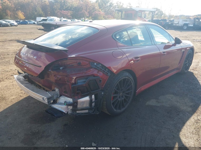 2013 Porsche Panamera VIN WP0AF2A77DL075390 IAAI salvage auction — REAR END, Other, sold $9,200 on 2026-07-29 (photo 4)