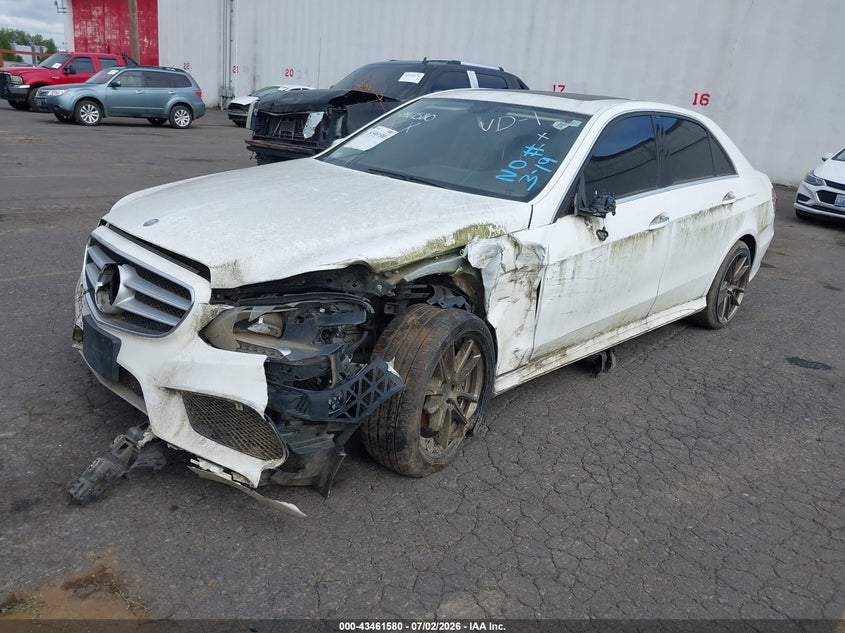 2014 Mercedes-benz E-klasse VIN WDDHF5KB1EA796357 IAAI salvage auction — LEFT FRONT, Salvage (Idaho), sold $1,550 on 2026-08-06 (photo 2)