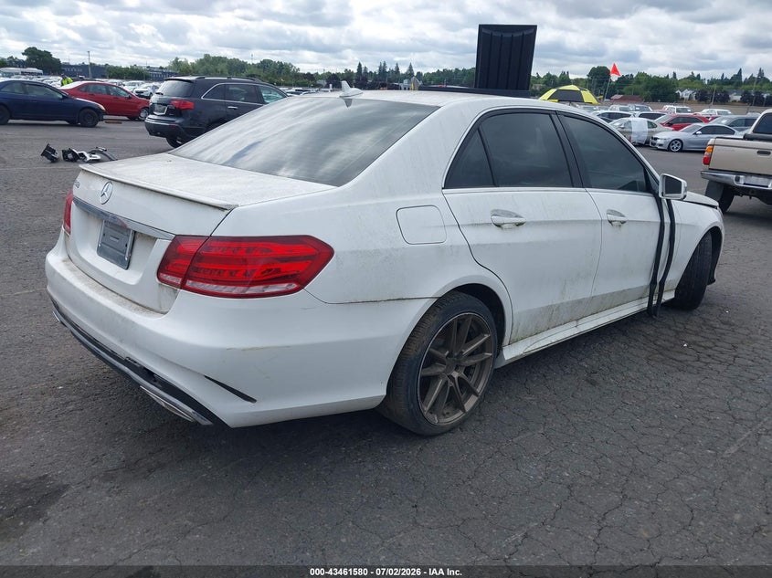 2014 Mercedes-benz E-klasse VIN WDDHF5KB1EA796357 IAAI salvage auction — LEFT FRONT, Salvage (Idaho), sold $1,550 on 2026-08-06 (photo 4)