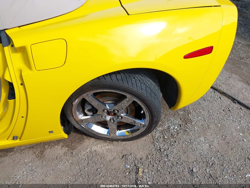 2007 Chevrolet Corvette VIN 1G1YY36U475108098 IAAI salvage auction — LEFT REAR, Salvage (Oklahoma), sold $12,000 on 2026-08-28 (photo 6)