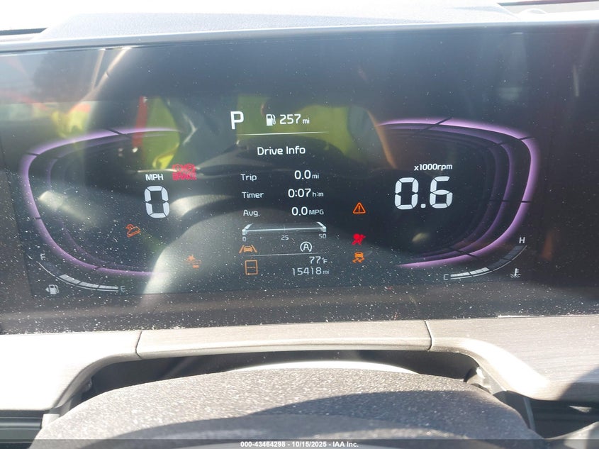 2024 Kia Telluride VIN 5XYP3DGC0RG560332 IAAI salvage auction — FRONT END, Other, sold $9,900 on 2026-07-29 (photo 7)