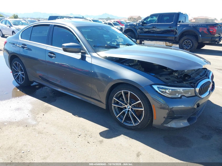 2020 BMW 3 series VIN WBA5R1C00LFH45538 IAAI salvage auction — LEFT FRONT, Salvage (Arizona), sold $3,800 on 2026-08-20 (photo 1)