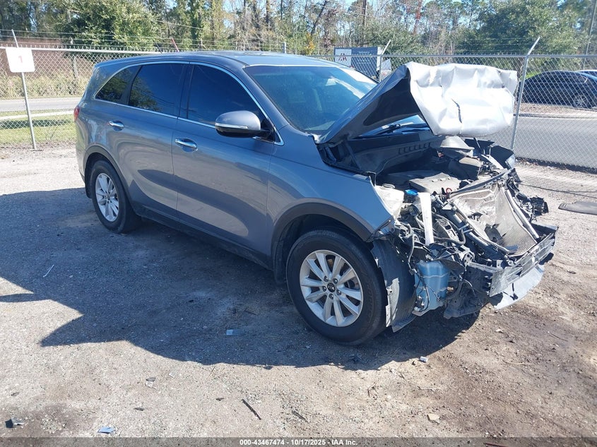 2020 Kia Sorento VIN 5XYPG4A37LG711798 IAAI salvage auction — ENGINE DAMAGE, Certificate Of Destruction (Florida), sold $1,150 on 2026-07-28 (photo 1)