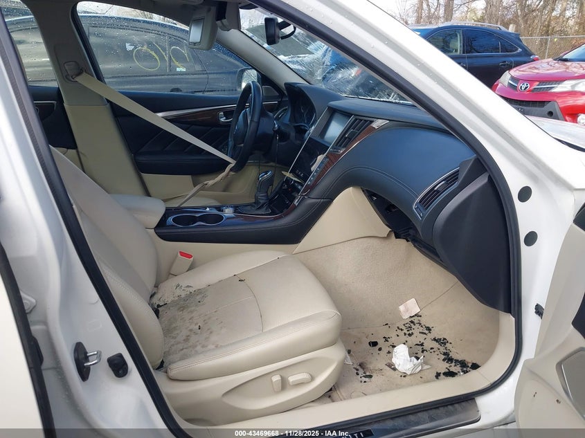 2018 Infiniti Q50 VIN JN1EV7ARXJM435621 IAAI salvage auction — THEFT, Salvage - Less Than 75% (Maryland), sold $3,950 on 2026-09-06 (photo 5)