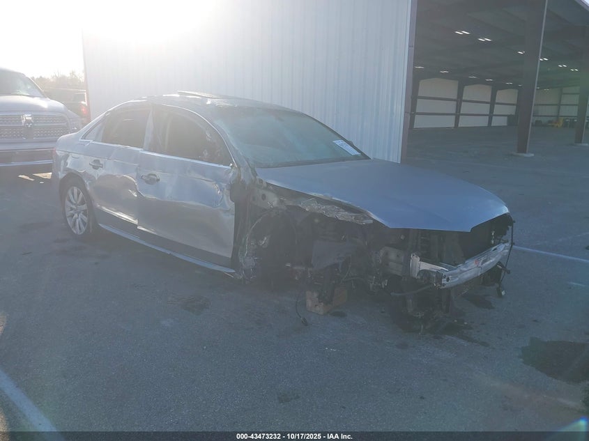 2015 Audi A4 VIN WAUBFAFL6FN014623 IAAI salvage auction — LEFT SIDE, Clear (Indiana), sold $1,000 on 2026-07-16 (photo 1)