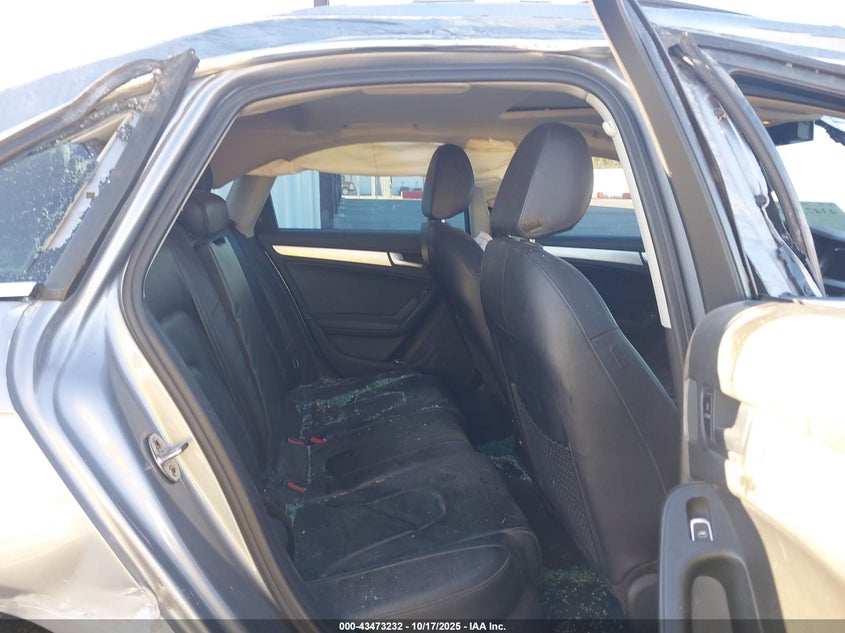 2015 Audi A4 VIN WAUBFAFL6FN014623 IAAI salvage auction — LEFT SIDE, Clear (Indiana), sold $1,000 on 2026-07-16 (photo 8)
