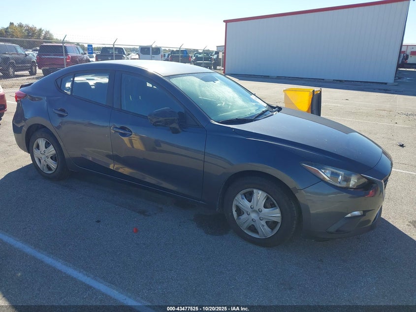 2015 Mazda 3 VIN JM1BM1T77F1247546 IAAI salvage auction — REAR END, Salvage (Indiana), sold $900 on 2026-07-23 (photo 1)