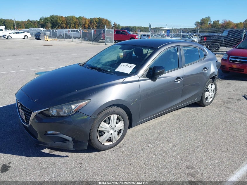 2015 Mazda 3 VIN JM1BM1T77F1247546 IAAI salvage auction — REAR END, Salvage (Indiana), sold $900 on 2026-07-23 (photo 2)