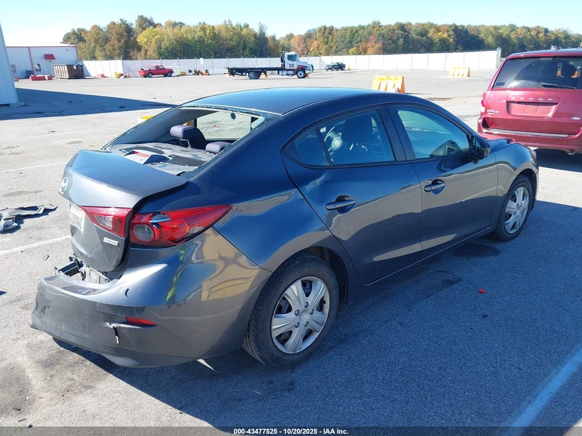 2015 Mazda 3 VIN JM1BM1T77F1247546 IAAI salvage auction — REAR END, Salvage (Indiana), sold $900 on 2026-07-23 (photo 4)