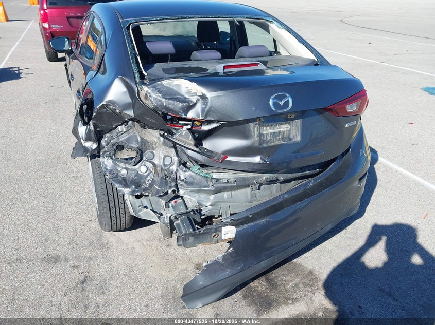 2015 Mazda 3 VIN JM1BM1T77F1247546 IAAI salvage auction — REAR END, Salvage (Indiana), sold $900 on 2026-07-23 (photo 6)