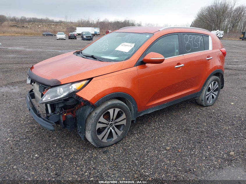 2011 Kia Sportage VIN KNDPC3A28B7136409 IAAI salvage auction — FRONT END, Bill Of Sale (Michigan), sold $1,475 on 2026-07-14 (photo 2)