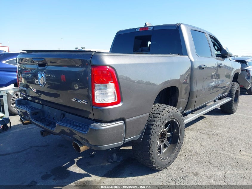 2019 Ram 1500 VIN 1C6SRFFT9KN577030 IAAI salvage auction — FRONT END, Salvage (California), sold $3,600 on 2026-07-09 (photo 4)