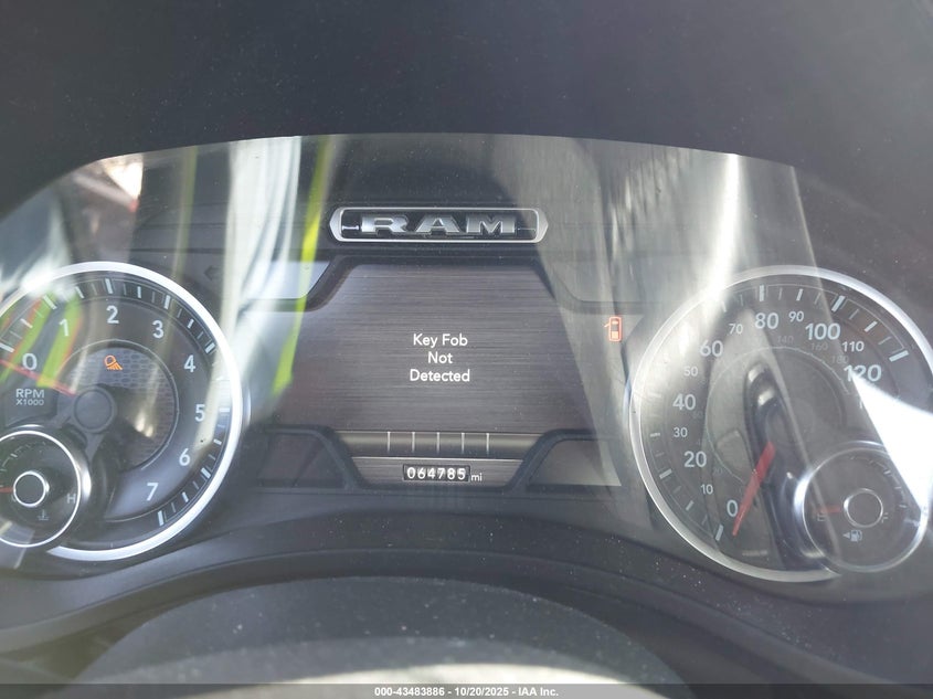 2019 Ram 1500 VIN 1C6SRFFT9KN577030 IAAI salvage auction — FRONT END, Salvage (California), sold $3,600 on 2026-07-09 (photo 7)