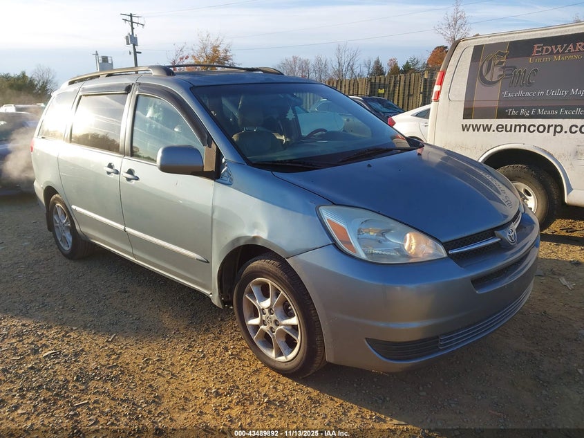 2004 Toyota Sienna VIN 5TDZA22C74S182046 IAAI salvage auction — REAR END, Salvage (Idaho), sold $875 on 2026-07-11 (photo 1)