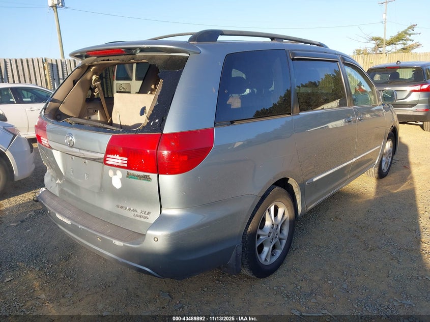 2004 Toyota Sienna VIN 5TDZA22C74S182046 IAAI salvage auction — REAR END, Salvage (Idaho), sold $875 on 2026-07-11 (photo 4)