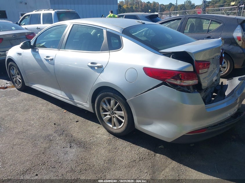 2016 Kia Optima VIN 5XXGT4L30GG025928 IAAI salvage auction — REAR END, Other, sold $1,250 on 2026-07-16 (photo 3)