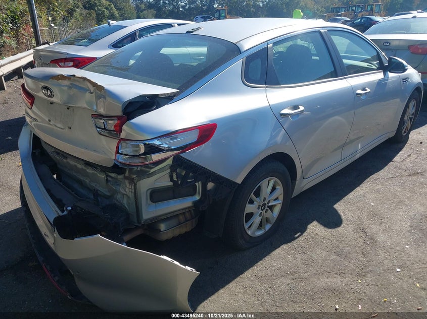 2016 Kia Optima VIN 5XXGT4L30GG025928 IAAI salvage auction — REAR END, Other, sold $1,250 on 2026-07-16 (photo 4)