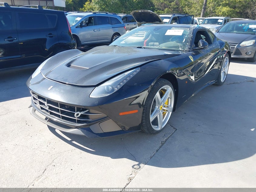 2017 Ferrari F12 Berlinetta VIN ZFF74UFA8H0220199 IAAI salvage auction — Front End, Original (Texas), sold $44,500 on 2025-11-17 (photo 2)