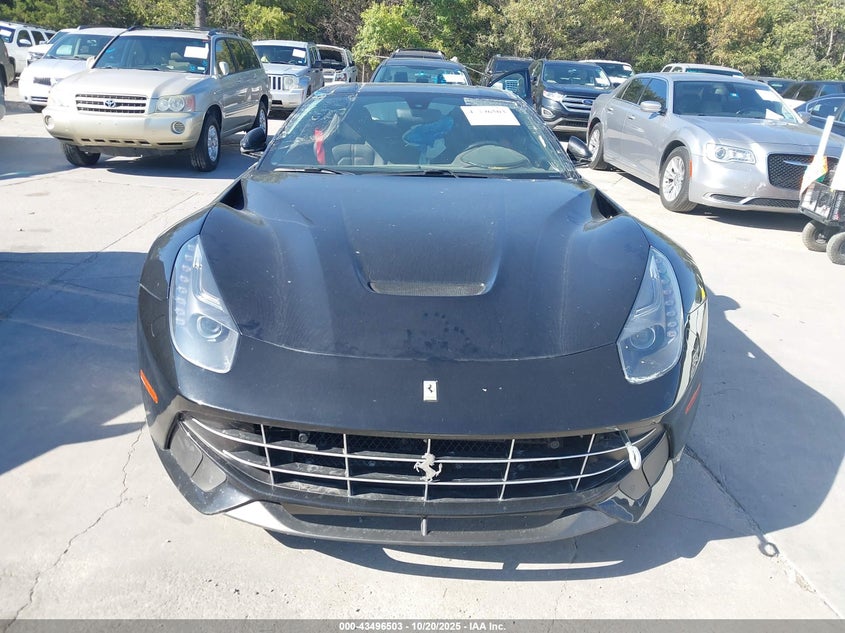 2017 Ferrari F12 Berlinetta VIN ZFF74UFA8H0220199 IAAI salvage auction — Front End, Original (Texas), sold $44,500 on 2025-11-17 (photo 6)