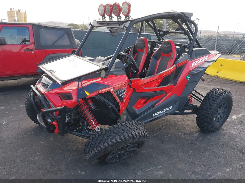 2019 Polaris Rzr VIN 3NSVEL92XKF580177 IAAI salvage auction — LEFT FRONT, Salvage (California), sold $8,100 on 2026-07-07 (photo 2)