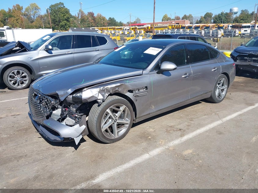 2023 Genesis G80 VIN KMTGA4SCXPU156304 IAAI salvage auction — LEFT FRONT, Other, sold $11,750 on 2026-07-09 (photo 2)