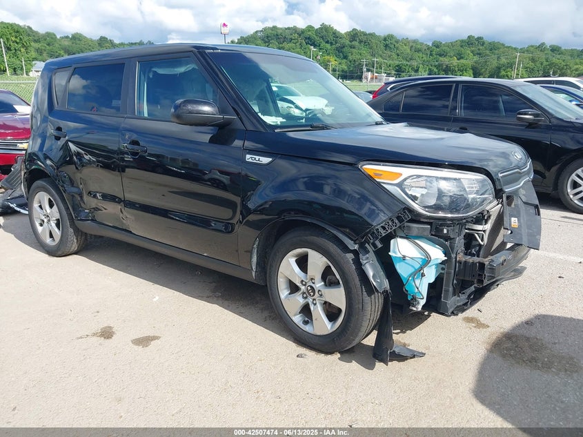 2017 Kia Soul VIN KNDJN2A23H7502165 IAAI salvage auction — FRONT END, Salvage (Illinois), sold $25 on 2026-07-28 (photo 1)
