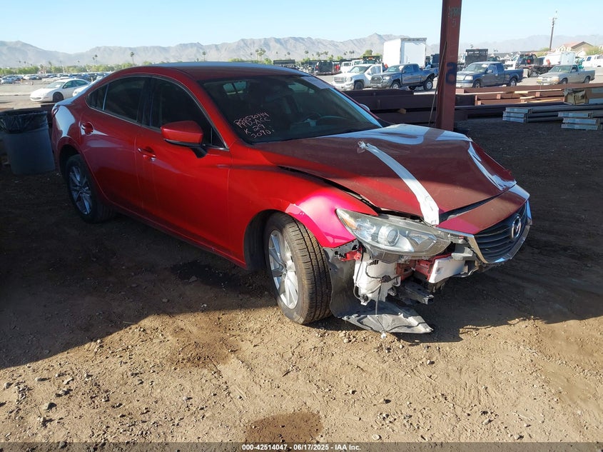 2017 Mazda 6 VIN JM1GL1U51H1153090 IAAI salvage auction — FRONT END, Salvage (Arizona), sold $1,900 on 2026-07-07 (photo 1)