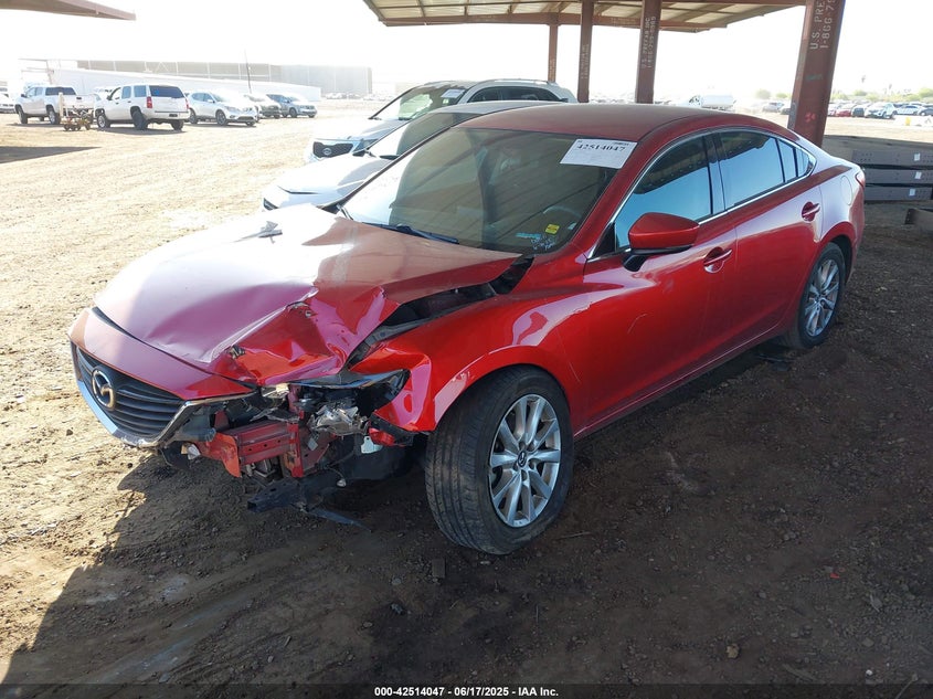 2017 Mazda 6 VIN JM1GL1U51H1153090 IAAI salvage auction — FRONT END, Salvage (Arizona), sold $1,900 on 2026-07-07 (photo 2)