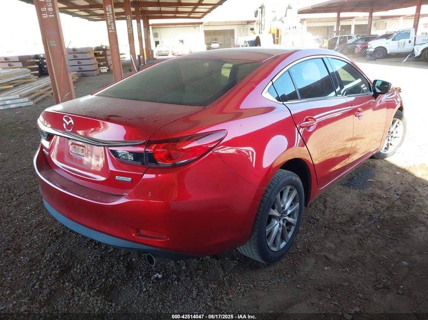 2017 Mazda 6 VIN JM1GL1U51H1153090 IAAI salvage auction — FRONT END, Salvage (Arizona), sold $1,900 on 2026-07-07 (photo 4)