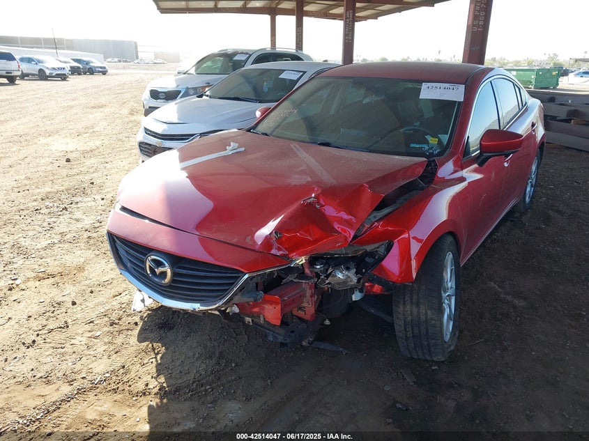 2017 Mazda 6 VIN JM1GL1U51H1153090 IAAI salvage auction — FRONT END, Salvage (Arizona), sold $1,900 on 2026-07-07 (photo 6)
