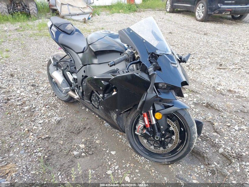 2025 Kawasaki Zx1002 VIN JKBZXVM13SA009524 IAAI salvage auction — ALL OVER, Salvage Title, sold $1,150 on 2026-08-01 (photo 1)
