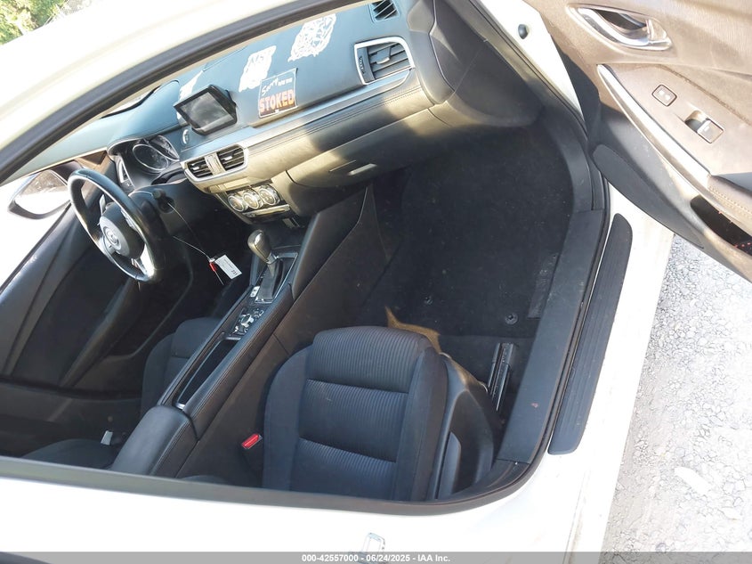2016 Mazda 6 VIN JM1GJ1U50G1418439 IAAI salvage auction — LEFT SIDE, Clear (Virginia), sold $2,000 on 2026-07-28 (photo 5)