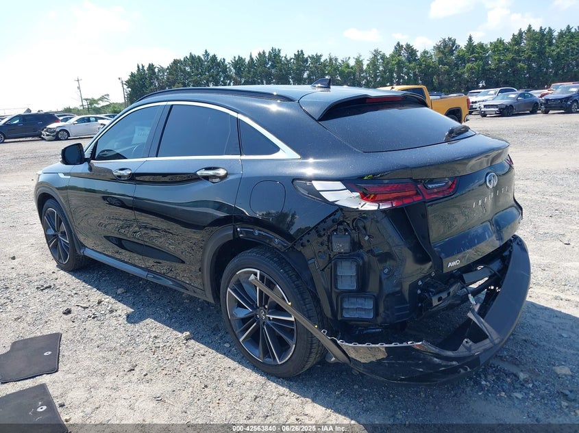2022 Infiniti Qx55 VIN 3PCAJ5K36NF100506 IAAI salvage auction — REAR END, Salvage (Virginia), sold $8,500 on 2026-07-30 (photo 3)