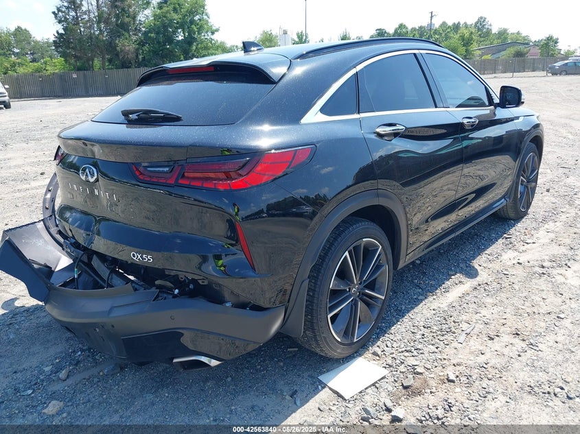 2022 Infiniti Qx55 VIN 3PCAJ5K36NF100506 IAAI salvage auction — REAR END, Salvage (Virginia), sold $8,500 on 2026-07-30 (photo 4)