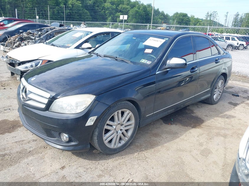 2009 Mercedes-benz C-klasse VIN WDDGF81X19R078261 IAAI salvage auction — LEFT SIDE, Clear (Minnesota), sold $175 on 2026-07-23 (photo 2)