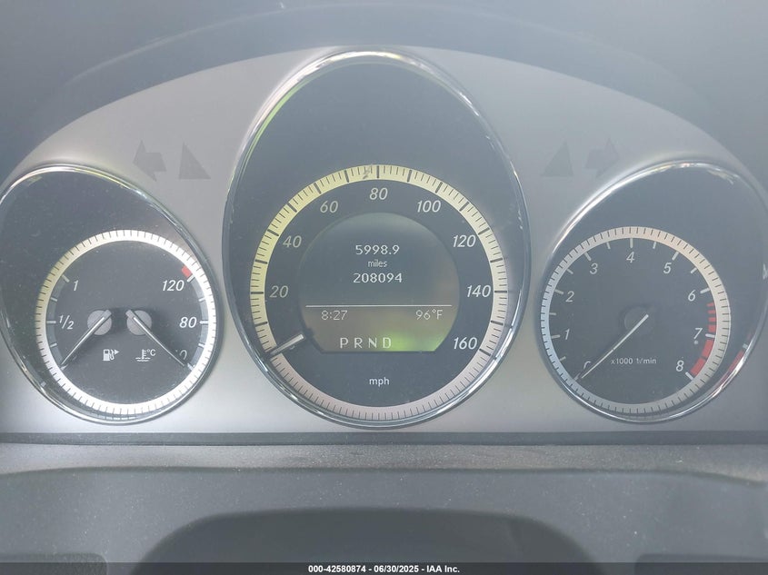 2009 Mercedes-benz C-klasse VIN WDDGF81X19R078261 IAAI salvage auction — LEFT SIDE, Clear (Minnesota), sold $175 on 2026-07-23 (photo 7)