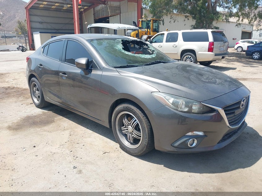 2014 Mazda Mazda3 VIN JM1BM1U70E1139945 IAAI salvage auction — INTERIOR BURN, Salvage Title, sold $900 on 2026-07-14 (photo 1)