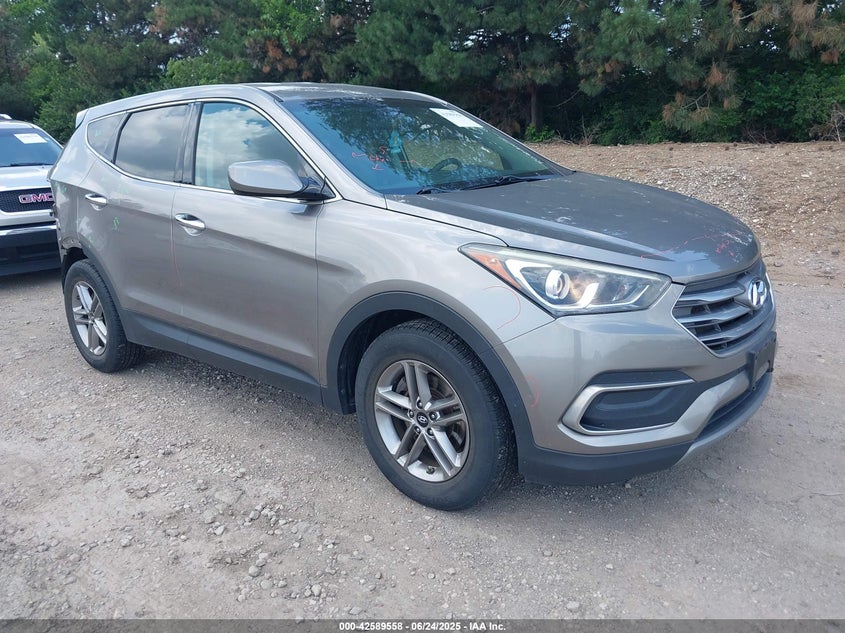 2018 Hyundai Santa fe sport VIN 5XYZTDLBXJG526053 IAAI salvage auction — RIGHT REAR, Salvage (Indiana), sold $2,950 on 2026-07-22 (photo 1)
