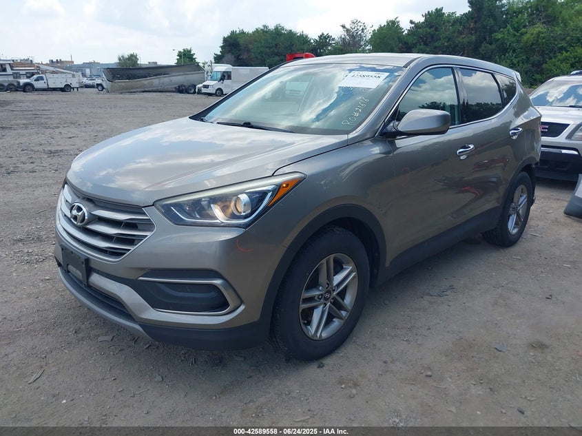 2018 Hyundai Santa fe sport VIN 5XYZTDLBXJG526053 IAAI salvage auction — RIGHT REAR, Salvage (Indiana), sold $2,950 on 2026-07-22 (photo 2)
