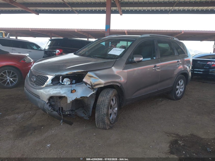 2013 Kia Sorento VIN 5XYKT3A65DG424164 IAAI salvage auction — LEFT FRONT, Salvage (Arizona), sold $1,075 on 2026-07-14 (photo 2)
