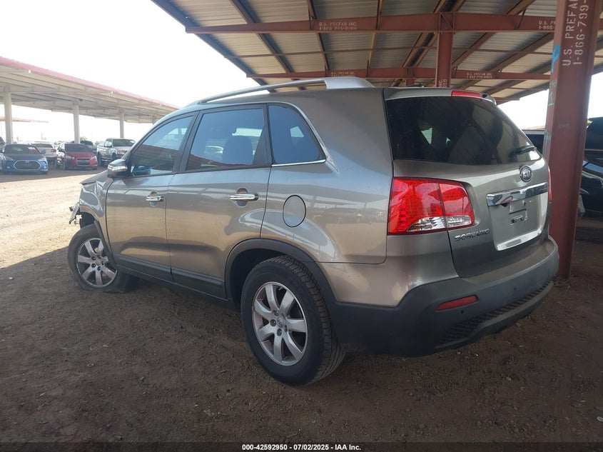 2013 Kia Sorento VIN 5XYKT3A65DG424164 IAAI salvage auction — LEFT FRONT, Salvage (Arizona), sold $1,075 on 2026-07-14 (photo 3)
